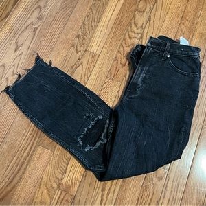 Abercrombie high rise mom jeans